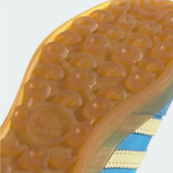 Adidas Gazelle Indoor Shoes in Semi Blue Burst/Almost Yellow - Picture 10 of 10